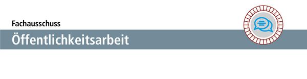 Banner Fachausschuss Öffentlichkeitsarbeit